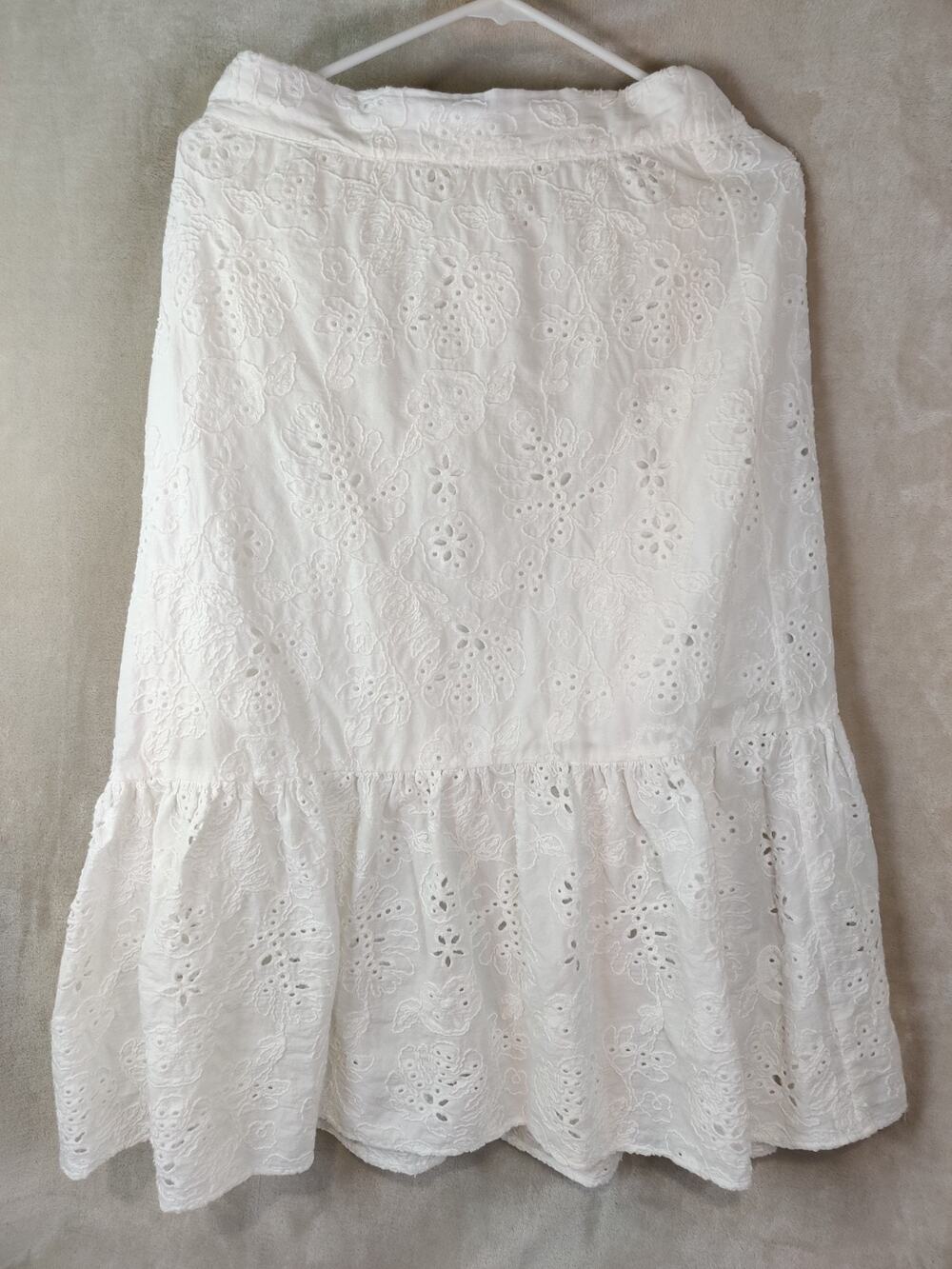Sofia Jeans By Sofia Vergara Floral Lace Skirt Embroidered Size Small